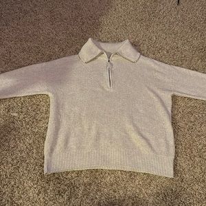 Aerie cream turtle neck sweater